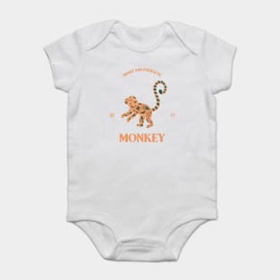 Year of The Monkey - Chinese Zodiac Baby Bodysuit